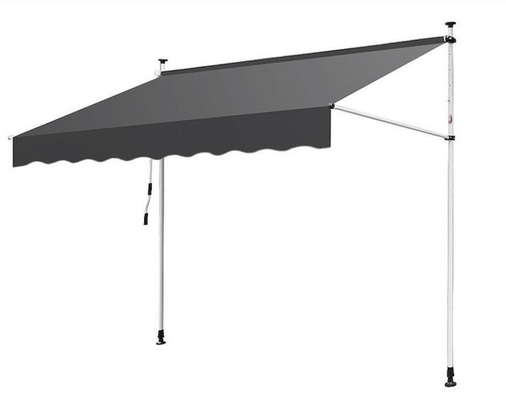 QF-CW01KD 250*120CM Jendela Manual Balkon Awning Awnings yang dapat diperpanjang