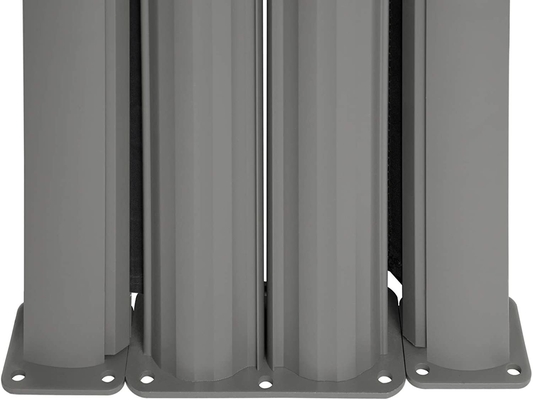 Patio Double Retractable Side Screen Awning dengan Manual Operation Polyester Material