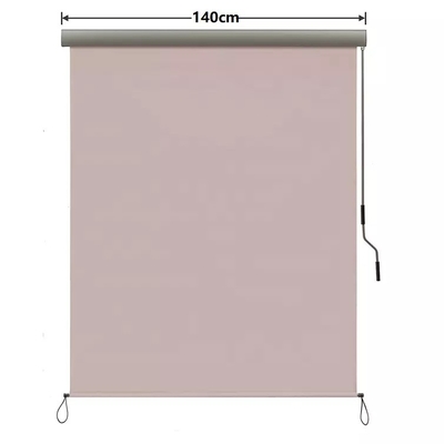 Balkon Matahari dan privasi Perlindungan Mekanisme Keranjang Tangan Vertikal Outdoor Roller Blind