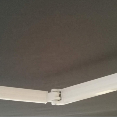 Manual Sun Protection Arm Awning dengan PU Coated Sail Finishing dan Crank Handle System