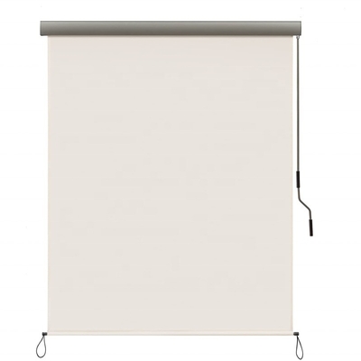 160*250cm Aluminium Window Awning untuk Balkon Retractable Powder Coating