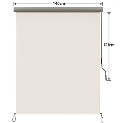 Manual Operasi Aluminium Frame Outdoor Vertical Awnings untuk Window Balcony Sunshades