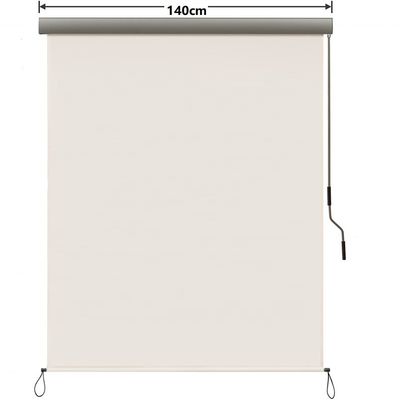 1.6m*2.5m Bahan layar poliester yang bisa ditarik air tahan sinar matahari drop vertical awning