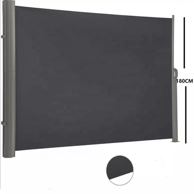 Rumah Aluminium yang dapat ditarik dan Dukungan untuk 160 * 300cm Polyester Fabric Side Sunshade