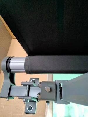 Bahan layar Polyester Awning retractable untuk Patio Balkon UV Water-Resistant Cover