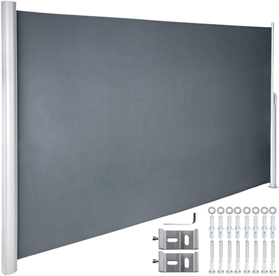 Rumah Aluminium yang dapat ditarik dan Dukungan untuk 160 * 300cm Polyester Fabric Side Sunshade