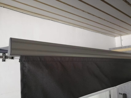 Bahan layar Polyester Awning retractable untuk Patio Balkon UV Water-Resistant Cover