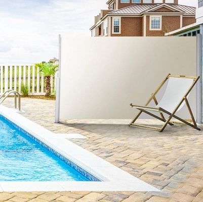 Aluminium Extendable Sun Protection Screen untuk Balkon Patio dan Taman 160*300cm