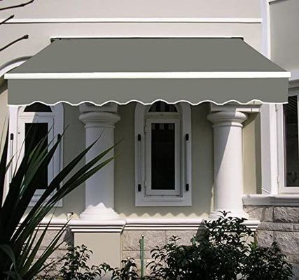Frame Aluminium Lapisan Serbuk Outdoor Awning Retractable 250*200 cm Awning Matahari Manual