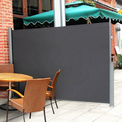 Aluminium yang dapat diperpanjang Patio Side Screen Awning for Garden Privacy Divider 300CM Panjang