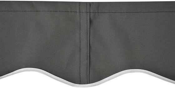 Frame Aluminium Lapisan Serbuk Outdoor Awning Retractable 250*200 cm Awning Matahari Manual