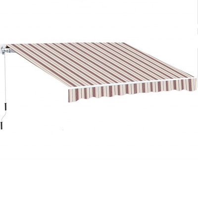Anti-UV Shade Caravan dengan Balkon Komersial Awnings dan Door Shades