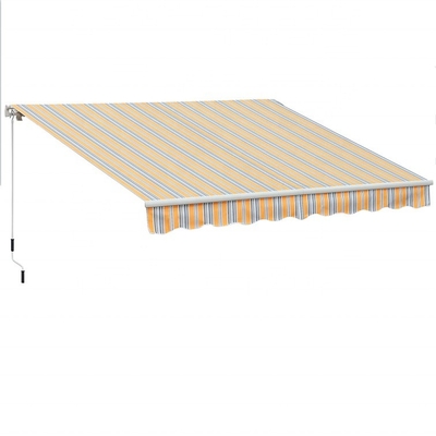 Anti-UV Shade Caravan dengan Balkon Komersial Awnings dan Door Shades