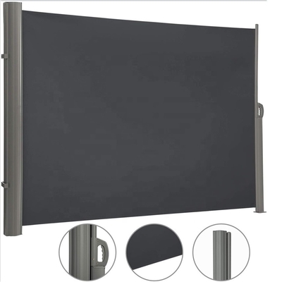 160x300cm Taman Sun Shade Canopy Awnings retractable untuk operasi manual Patio Side