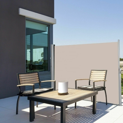 300 x 160 cm Aluminium Frame Side Awning untuk privasi luar ruangan dan perlindungan sinar matahari