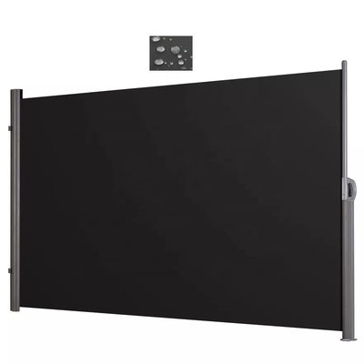 Powder Coating Sail Finishing Retractable Side Awning untuk dinding privasi halaman luar