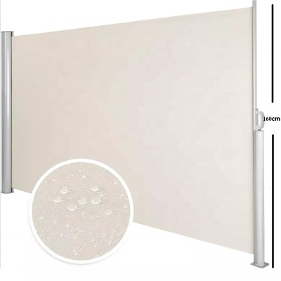Tirai sisi yang dapat diperpanjang untuk teras dan taman Sun Shade Privacy Screen 100% Polyester