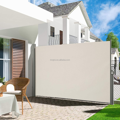 Tirai sisi yang dapat diperpanjang untuk teras dan taman Sun Shade Privacy Screen 100% Polyester