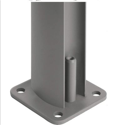 Tinggi 160cm Retraktable Patio Screen Frame Grey 63x118inch Privacy Screen untuk Taman