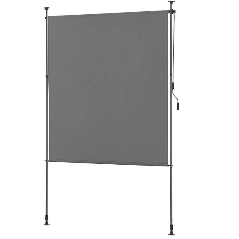 Privacy Screen Outdoor Vertical Awning No Drilling Required 100*270 dengan Powder Coating