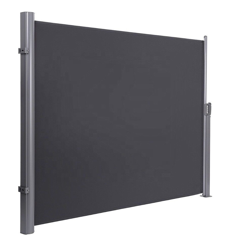 180x300 cm Tirai Awning Sisi yang Dapat Ditarik untuk Patio Taman Teras Sunproof dan Waterproof
