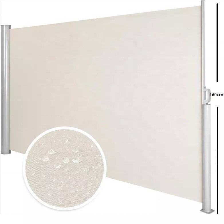 Tirai sisi yang dapat diperpanjang untuk teras dan taman Sun Shade Privacy Screen 100% Polyester